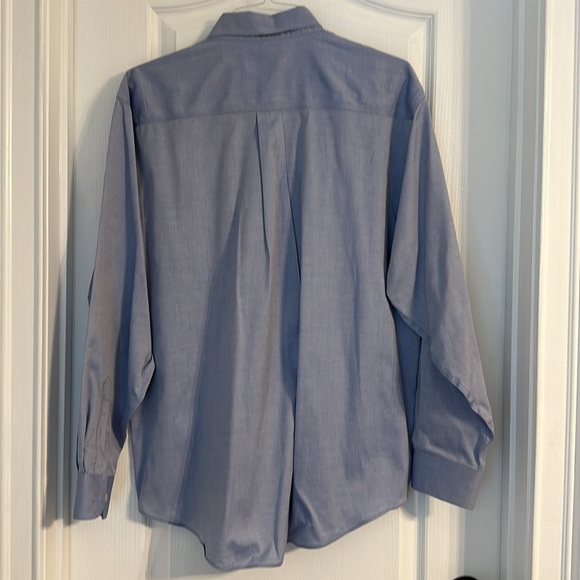 Mens Button Down Non Iron Shirt Blue Size Large Red House - Picture 3 of 3